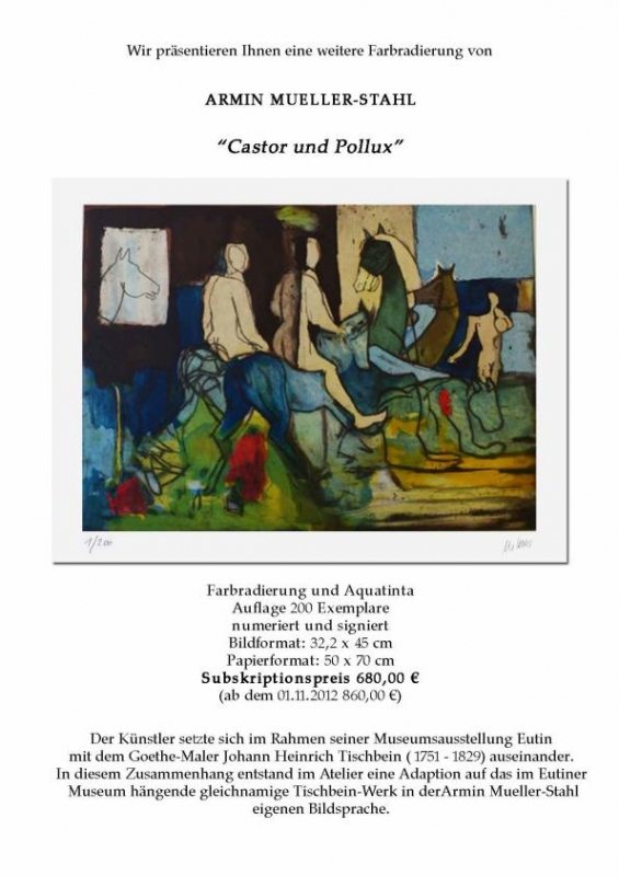 Müller-Stahl Castor und Pollux Galerie Wehr