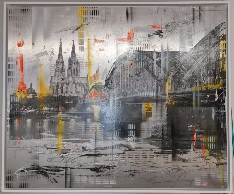 Collage auf Alu Köln