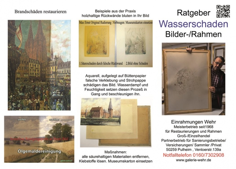 Schimmelentfernung bei Bildern