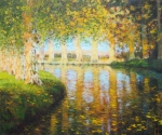 Uwe Herbst Platanen am Canal du Midi