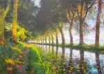 Uwe Herbst Canal Du Midi im Herbst in der Galerie Wehr