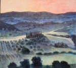Sonnenuntergang Toscana