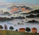 Nebel in der Toscana