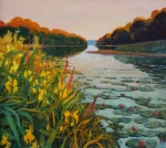 Uwe Herbst Donauauen mit gelben Iris