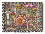James Rizzi RIZZI10217 FLY ME TO THE MOON 19 x 25 cm