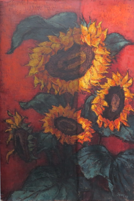 Köln Ölgemäldereinigung - van Gogh Sonnenblumen Reinigung