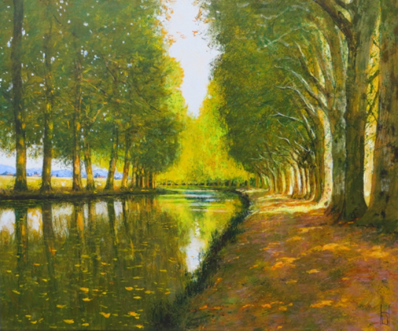 Uwe Herbst Canal im Sommer