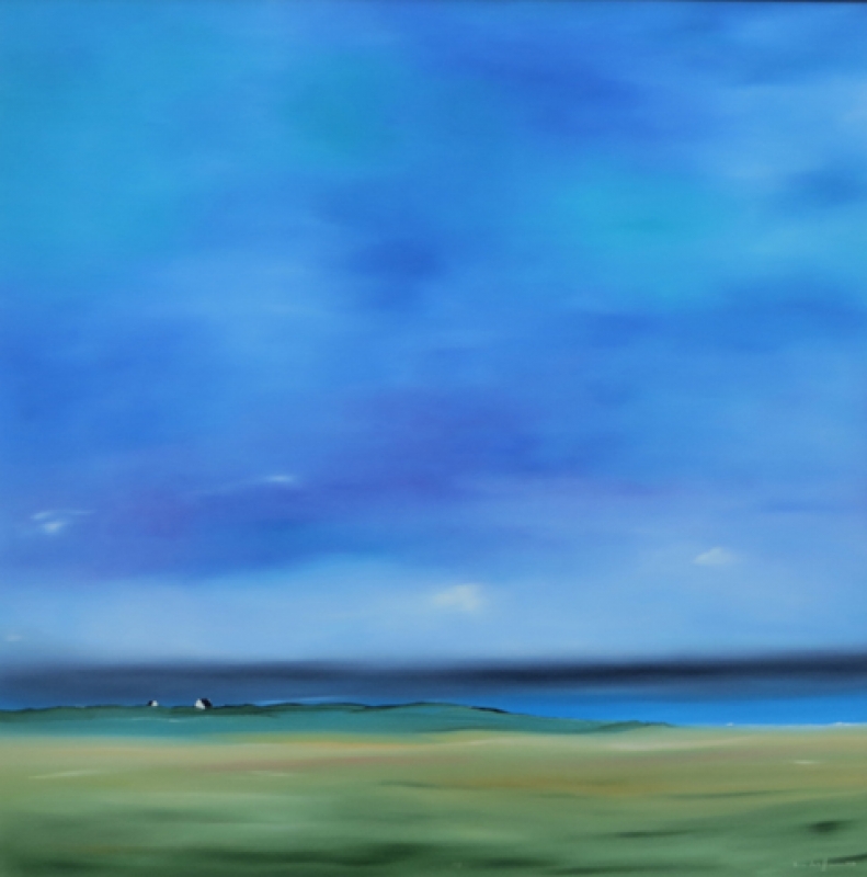 Boris Lauffer Blau mit Strand