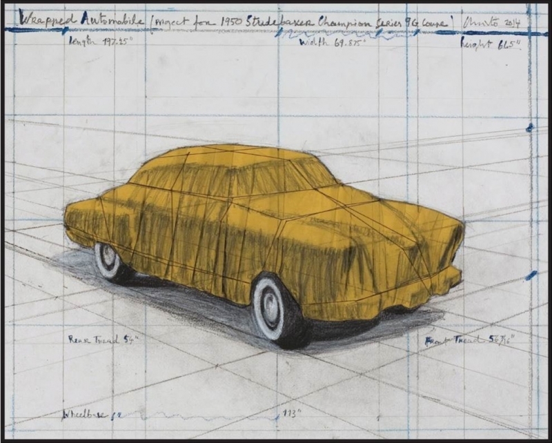 Wrapped Automobile (Project for 1950 Studebaker Champion, Series 9 G Coupe)