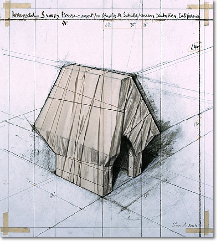 Christo - Wrapped Snoopy House 2004
