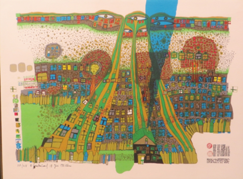 Hundertwasser Original Serigraphie