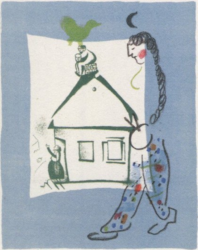 Marc Chagall Das Haus in meinem Dorf